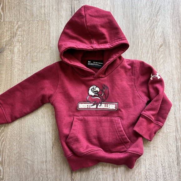 Under Armour Boston College Eagles Hoodie Baby Size 6 Months Pullover Sweatshirt - Picture 1 of 4